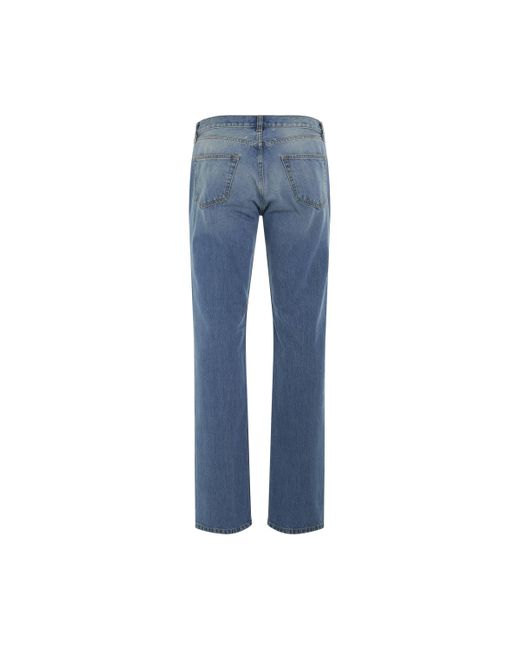 Maison Margiela Blue Straight Leg Denim Jeans for men