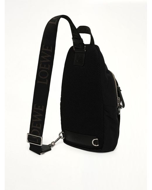 Loewe Black Flex Sling Bag for men
