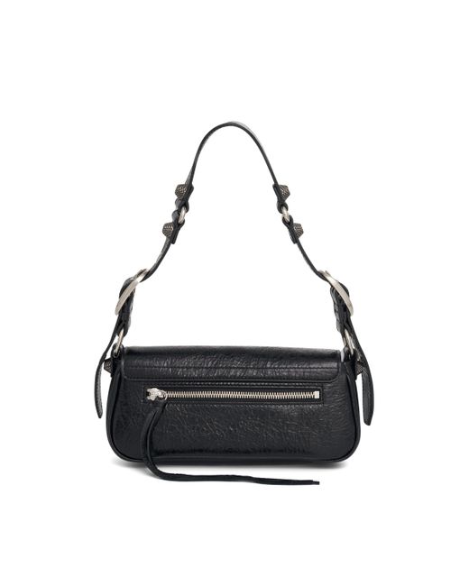 Balenciaga Black Le Cagole Sling Bag Xs, , 100% Lamb Leather