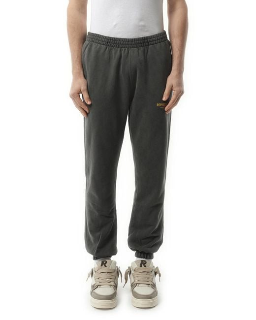 Represent Gray Owners Club Sweatpants, 100% Cotton, Size: Medium for men