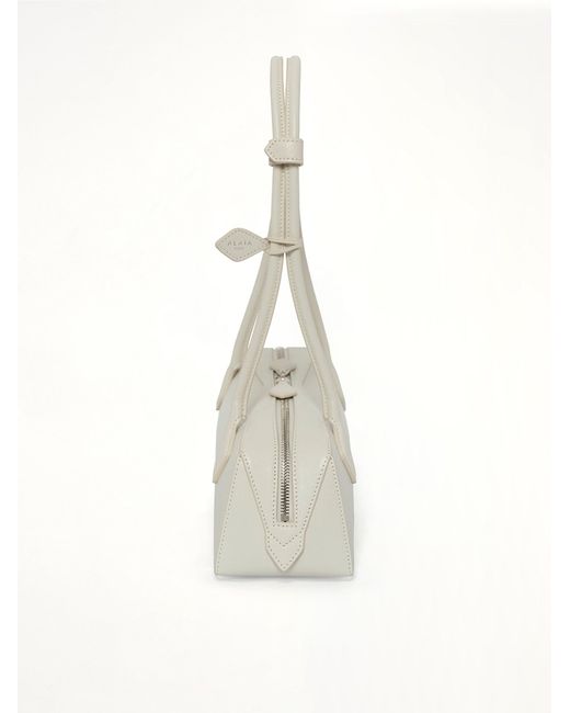 Alaïa White Le Teckel Medium Bag