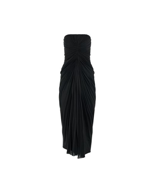 Rick Owens Black Radiance Bustier Dress, , 100% Cotton