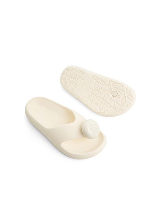 Loewe Natural Foam Thong Slide Sandals, , 100% Rubber