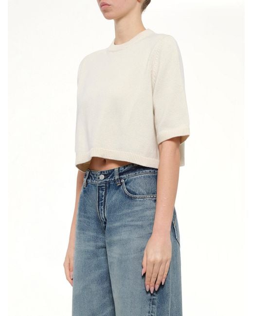Alaïa Blue Light Cashmere Highneck Jumper