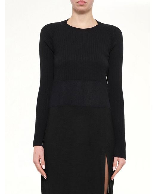 Neil Barrett Black Woven Dress