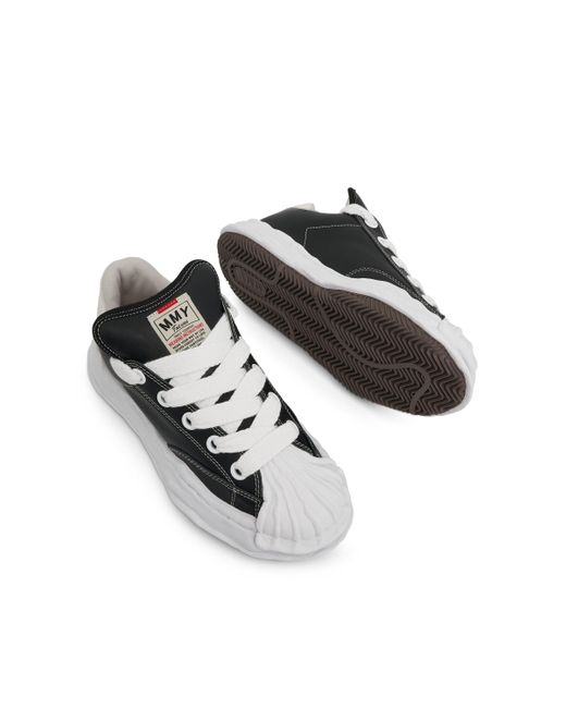 Maison Mihara Yasuhiro Black Blakey Og Puffer Low Top Sneakers, /, 100% Calf Leather for men