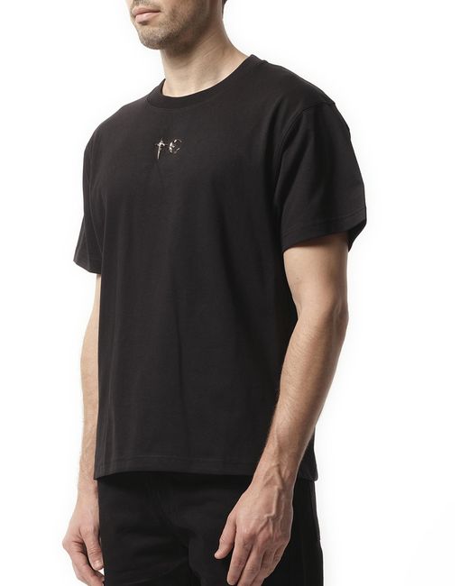 THUG CLUB Black Basic T-Shirt, 100% Cotton for men