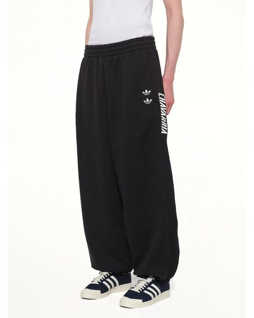 Willy Chavarria Black Adidas X Wc Heavy Sweatpants for men