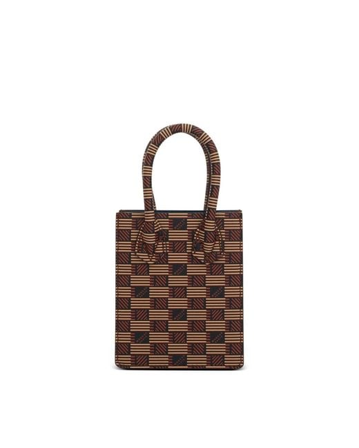 Moreau Brown Suite Bb Bag, 100% Calf Leather
