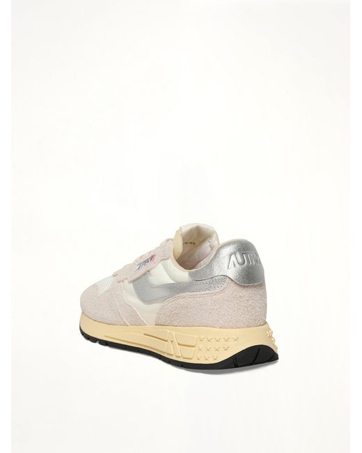 Autry White Reelwind Low Sneaker for men