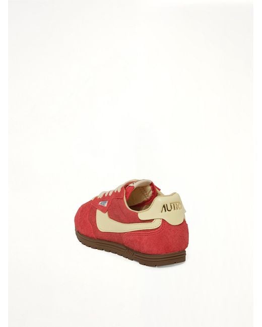 Autry Red Windspin Low Sneaker