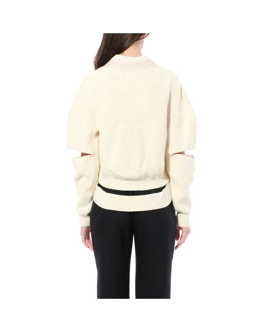 Alexander McQueen Natural Chuncky Cardigan