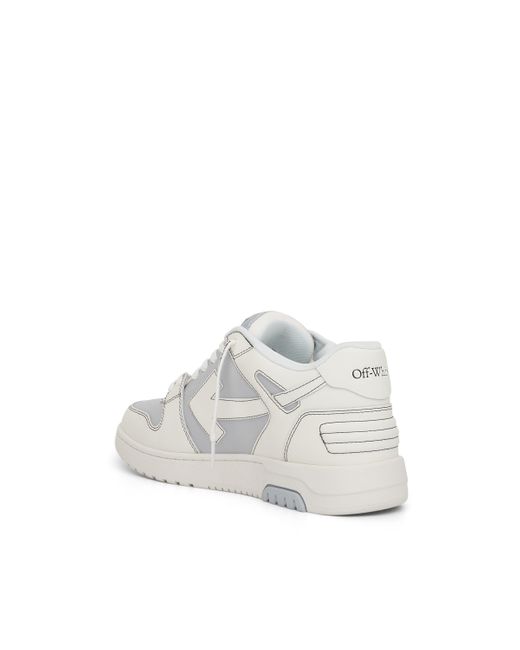 Off-White c/o Virgil Abloh White Off- Out Of Office Calf Leather Sneakers, Light, 100% Rubber for men