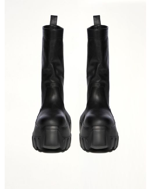 Rick Owens Black Pull On Mega Tractor