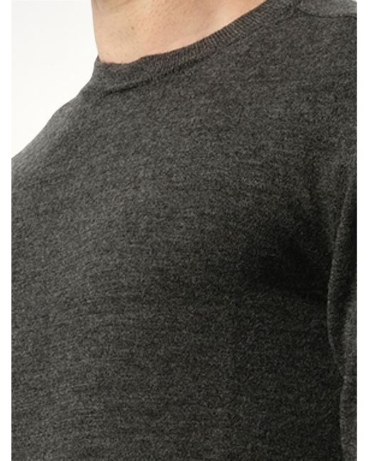 Maison Margiela Black Elbow Patch Knit Sweater for men