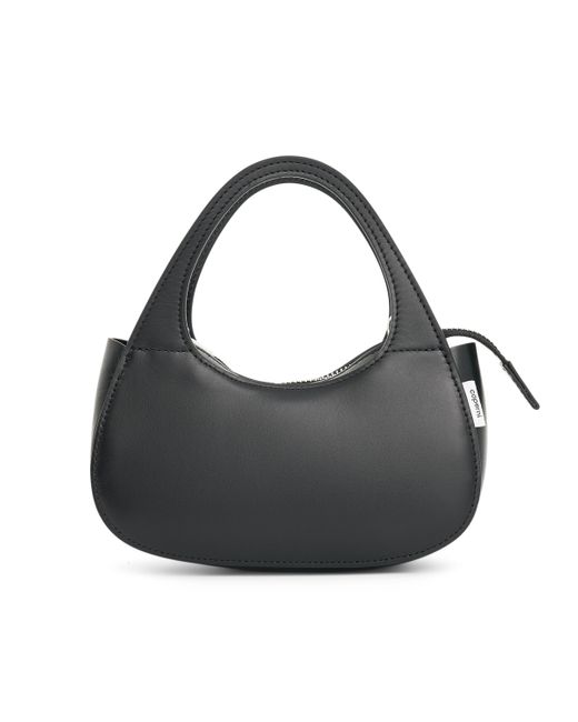 Coperni Black Micro Baguette Swipe Bag, , 100% Calf Leather