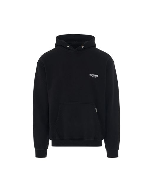 Represent Cotton Owners Club Hoodie In Black for Men | Lyst