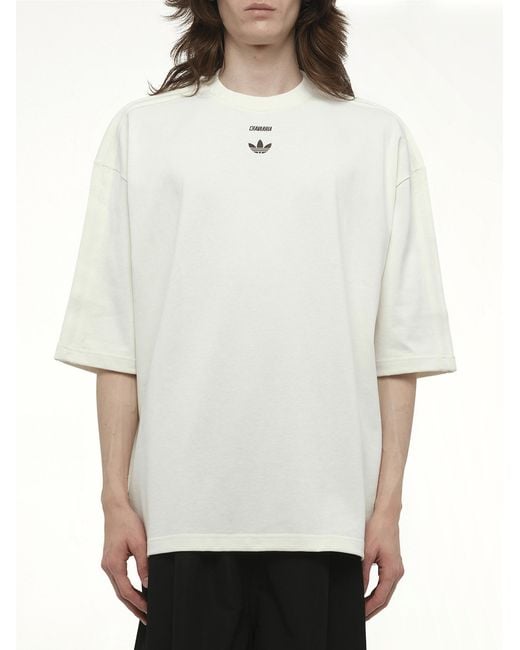 Willy Chavarria Adidas X Chavarria S/S T-Shirt in White for Men | Lyst