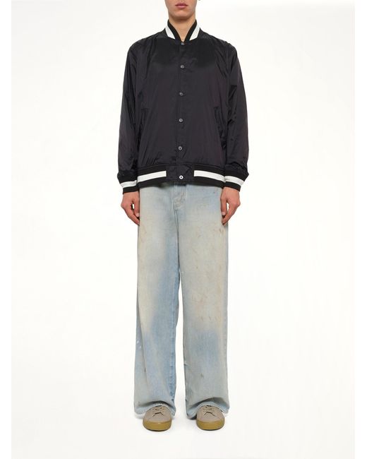 Taion Blue Non Down Basic Reversible Studium Jacket for men