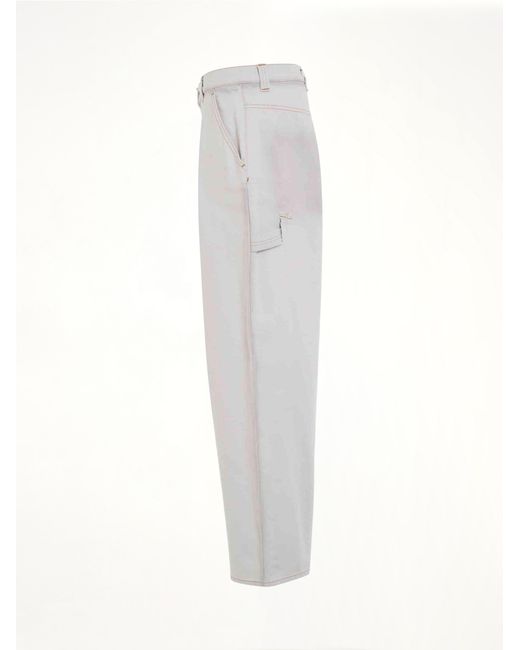 Maison Margiela White Utilitarian Jeans