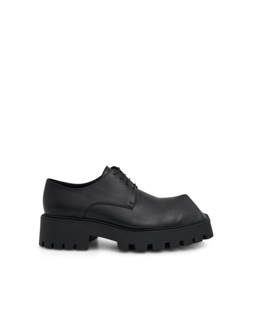 Balenciaga Black Rhino Derby Shoes, , 100% Calfskin for men