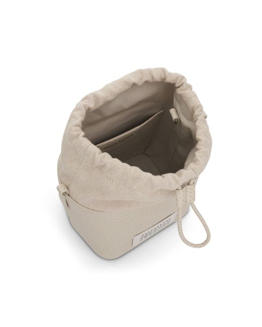 Maison Margiela Natural Small 5Ac Bucket Bag, , 100% Calf Leather