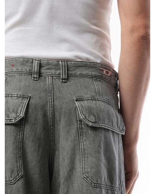 DIESEL Gray D-Touch Cargo Pants for men