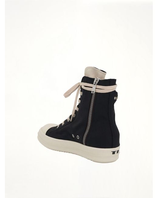Rick Owens Black Cargo Sneakers for men