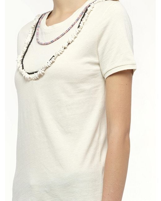 Loewe White X Paula T-Shirt Necklaces, Size: Small