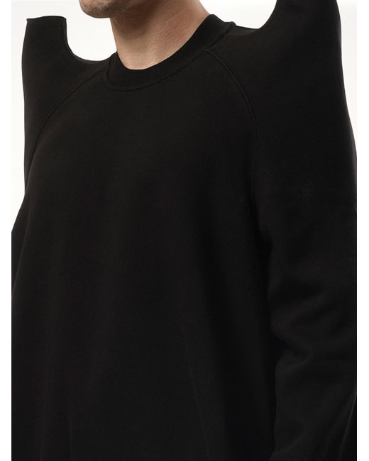Rick Owens Black Tecsweat for men