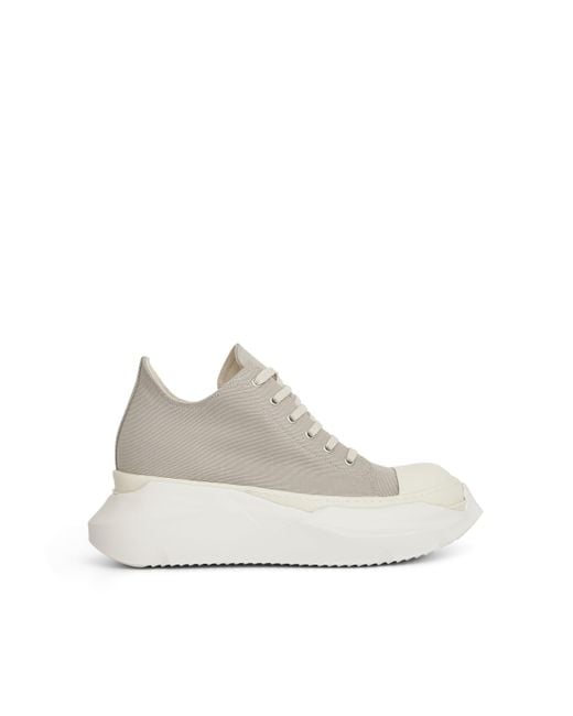 Rick Owens Natural Abstract Low Top Sneakers, , 100% Rubber for men