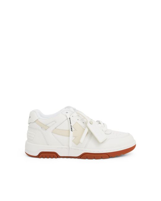 Off-White c/o Virgil Abloh White Off- Out Of Office Calf Leather Sneakers, /, 100% Rubber for men