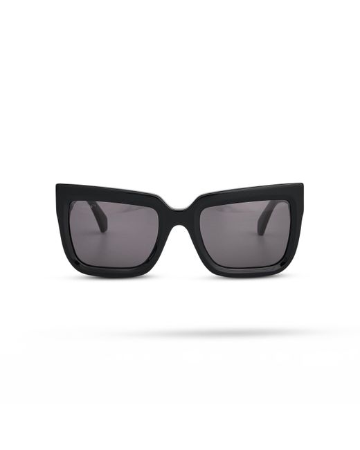 Off-White c/o Virgil Abloh Black Off- Firenze Sunglasses, /Dark, 100% Acetate
