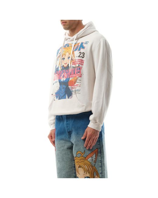 Doublet Anime Fox Girl Print Hoodie, Long Sleeves, 100 Doublet Anime Fox Girl Print Hoodie, Long Sleeves, 100