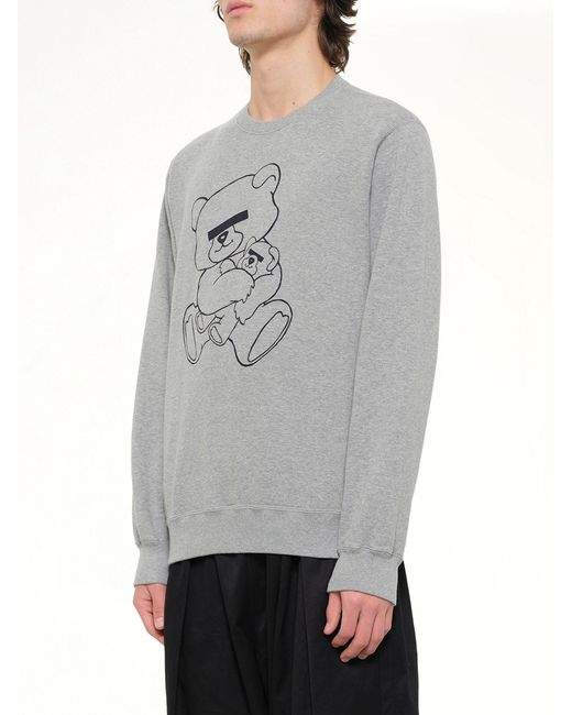 Undercover Gray Teddy Sweatshirt for men