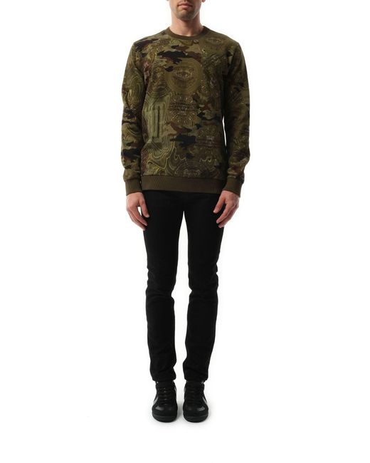 Givenchy Green Podium Dollar Sweatshirt, Size: Small for men