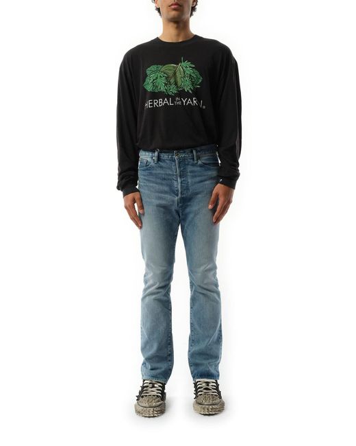 Doublet Blue Care Denim Pants, 100% Cotton, Size: Small for men