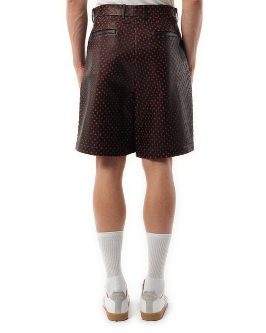 Givenchy Black Leather Bermuda Shorts, 100% Leather for men