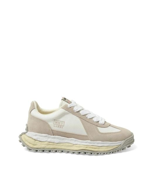Maison Mihara Yasuhiro White Larry Og Sneakers, 100% Calf Leather for men