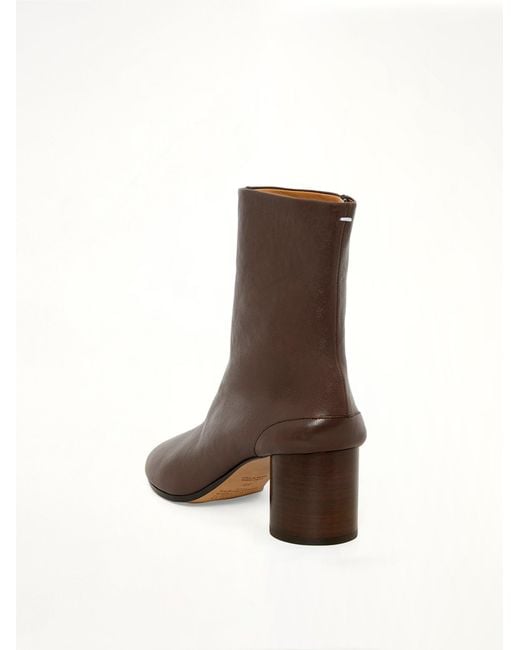 Maison Margiela Brown Tabi Ankle Boots H60