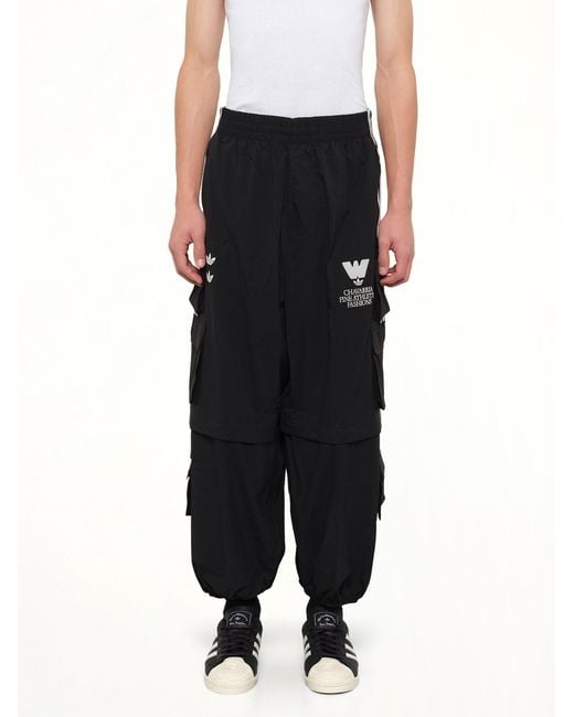 Willy Chavarria Black Adidas X Chavarria Cargo Pant for men