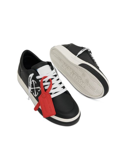 Off-White c/o Virgil Abloh Red Out Of Office Calf Leather Sneakers, Dark/, 100% Rubber