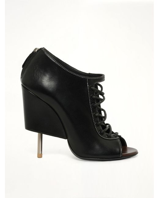 Givenchy Black Show Lace Ankle Boots