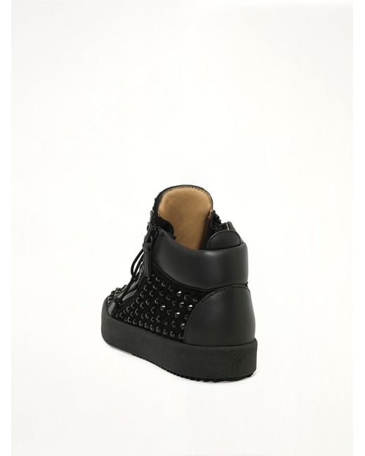 Giuseppe Zanotti Black Camoscio