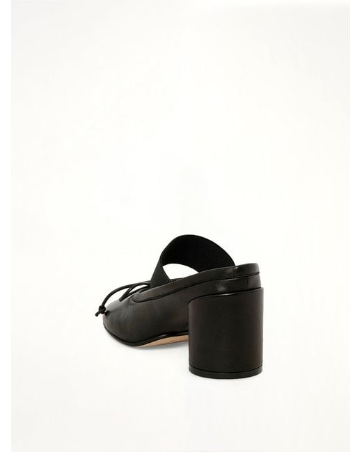 MM6 by Maison Margiela Black Elastic Band Sandal