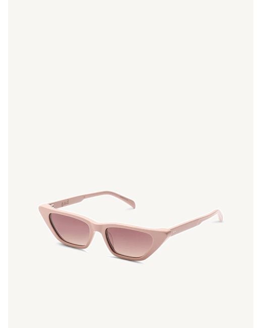 G.O.D Pink Thirty Two Dusty Sunglasses With Grad Lens