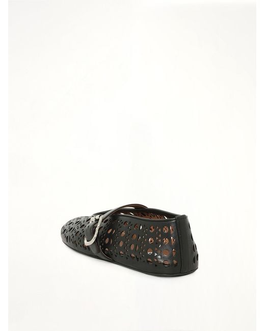 Alaïa White Ballet Vienne Flats