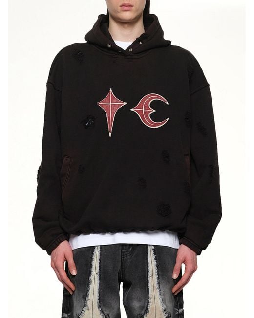 THUG CLUB Black Rock Hoodie for men