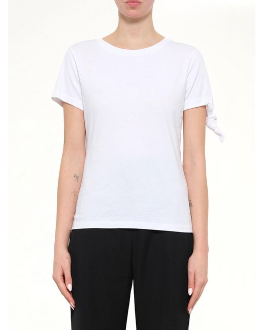 JWA White Single Knot T-Shirt