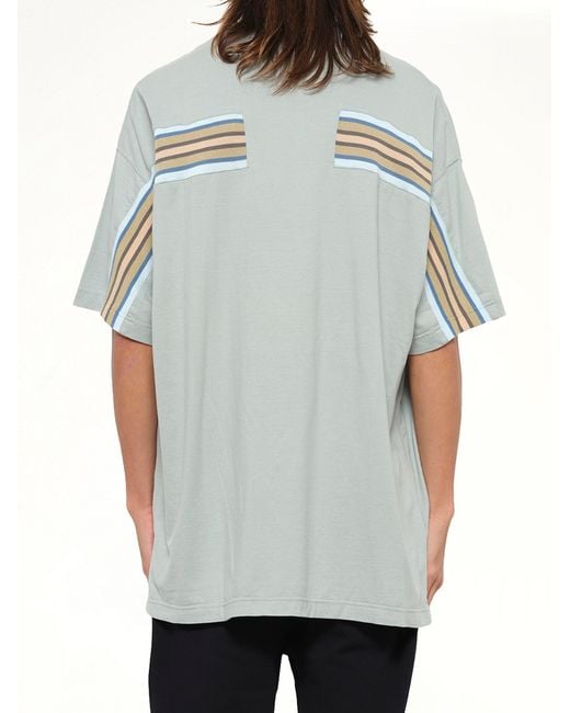 Facetasm Gray Rib Big T-Shirt for men